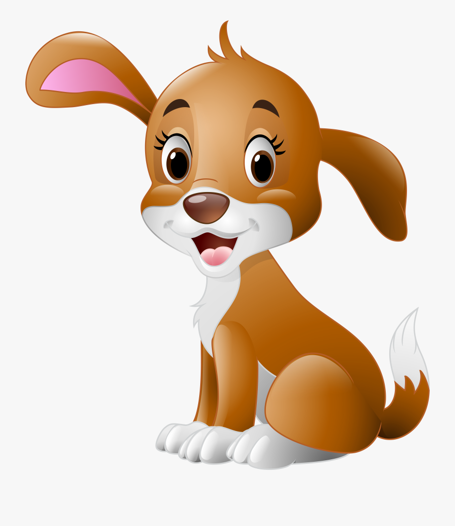 Dog Puppy Cartoon Cuteness, Transparent Clipart