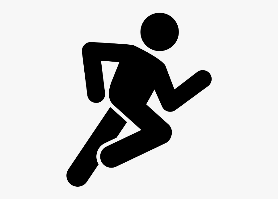 Run And Walk Icon, Transparent Clipart