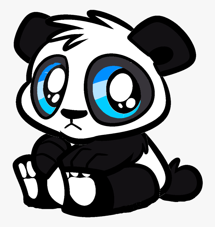 Panda Bear Cartoon Cute, Transparent Clipart