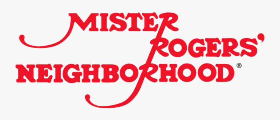 Mr Rogers Neighborhood Title Font, Transparent Clipart