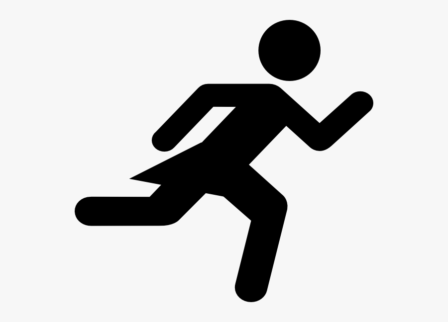 Girl Running Svg Clip Arts - Running Woman Stick Figure, Transparent Clipart