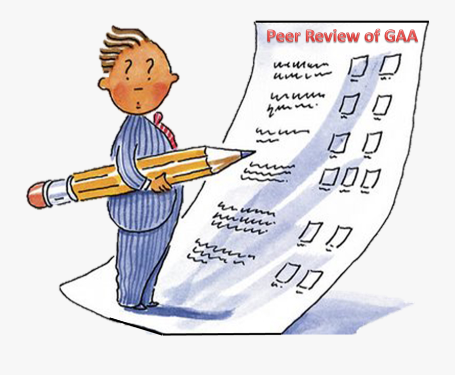 Peer Review Of Gaa - Self Assessment Clipart, Transparent Clipart