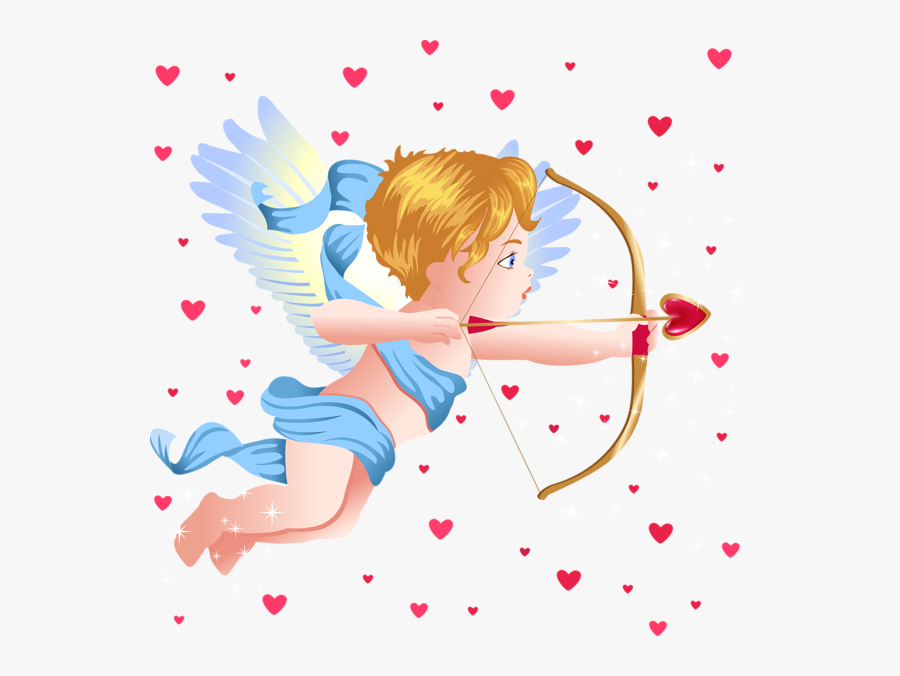 Cupid Love Bow And Arrow, Transparent Clipart