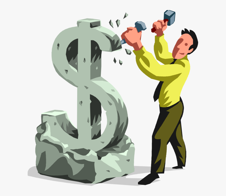 Vector Illustration Of Successful Businessman Sculptor - Esculpir Png, Transparent Clipart