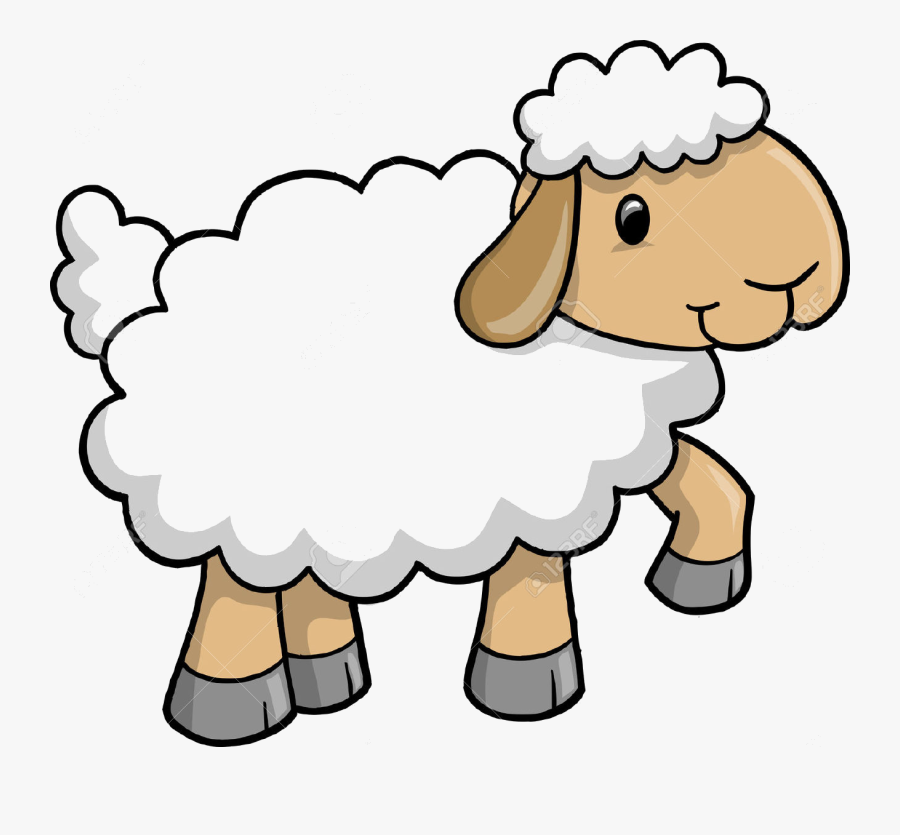 Clip Art Of Sheep, Transparent Clipart