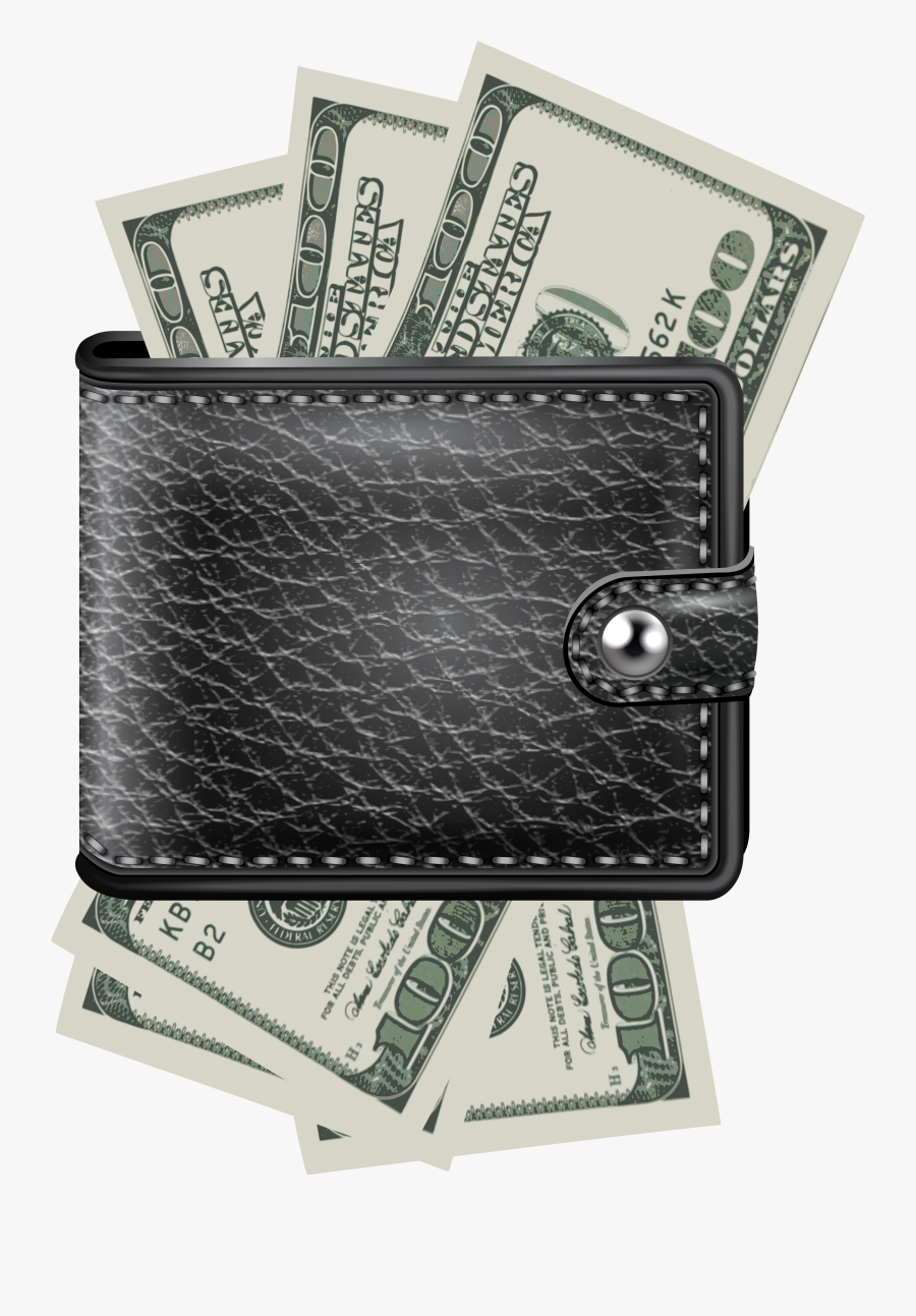 With Bills Png Clipart - Money In Wallet Png, Transparent Clipart