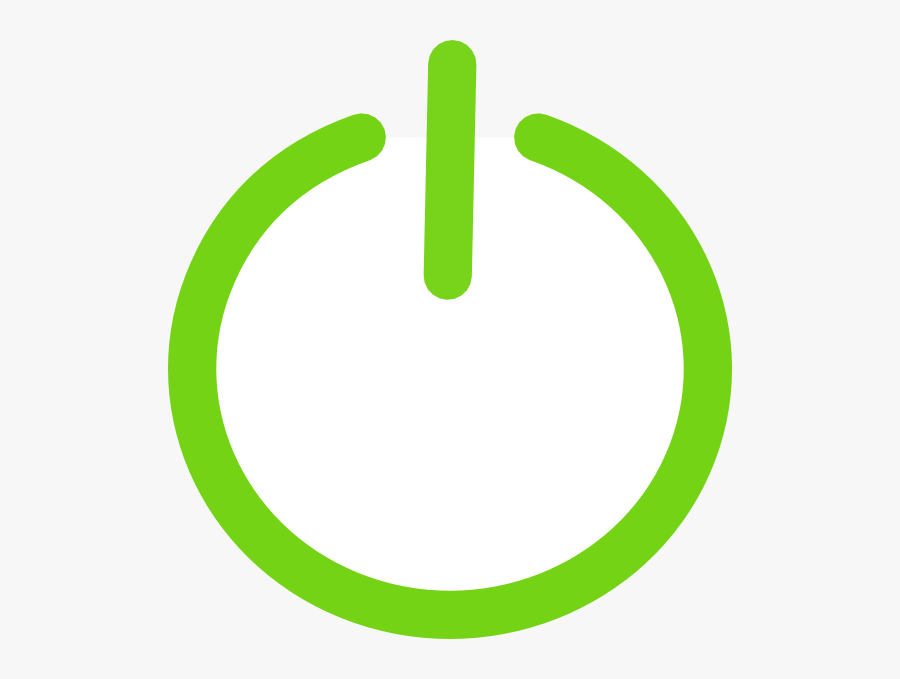 Black Power Button Svg Clip Arts - Circle, Transparent Clipart