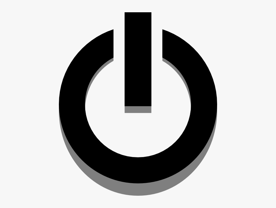 Power Icon Button Svg Clip Arts - Youtube Bw Logo Png, Transparent Clipart