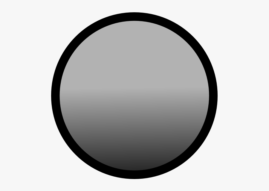 Grey Button Svg Clip Arts - Circle, Transparent Clipart
