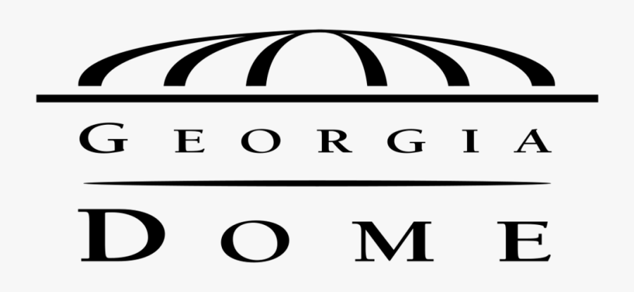 1024px-georgia Dome - Svg - Georgia Dome Logo, Transparent Clipart