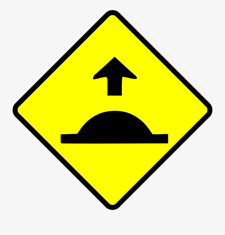 Parking Lot Signs In Bergen County - Road Sign Bump Ahead, Transparent Clipart
