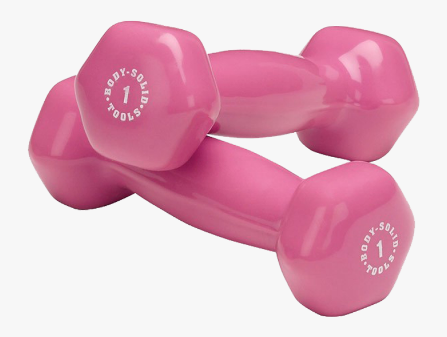 Hantel Png Image - 5 Lb Pink Dumbbells, Transparent Clipart