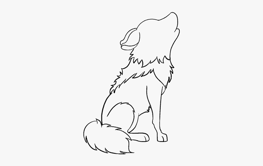 Wolfs Cartoon - Werewolf Cartoon Drawing, Transparent Clipart