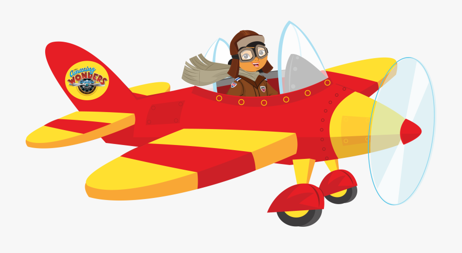 Clipart Airplane Retro - Amelia Earhart Plane Clipart, Transparent Clipart