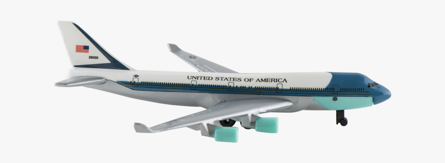 Air Force One Plane Toy, Transparent Clipart