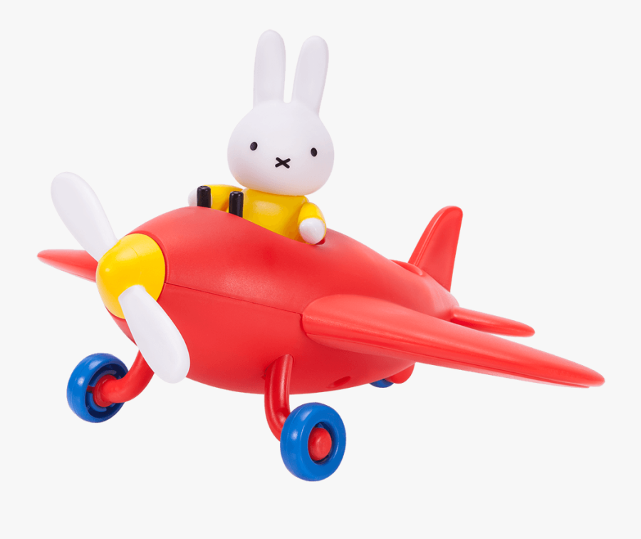 Miffy Little Red Plane - Transparent Toys Plane Png, Transparent Clipart