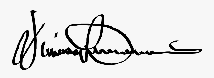 Signature Of Rodrigo Duterte, Transparent Clipart