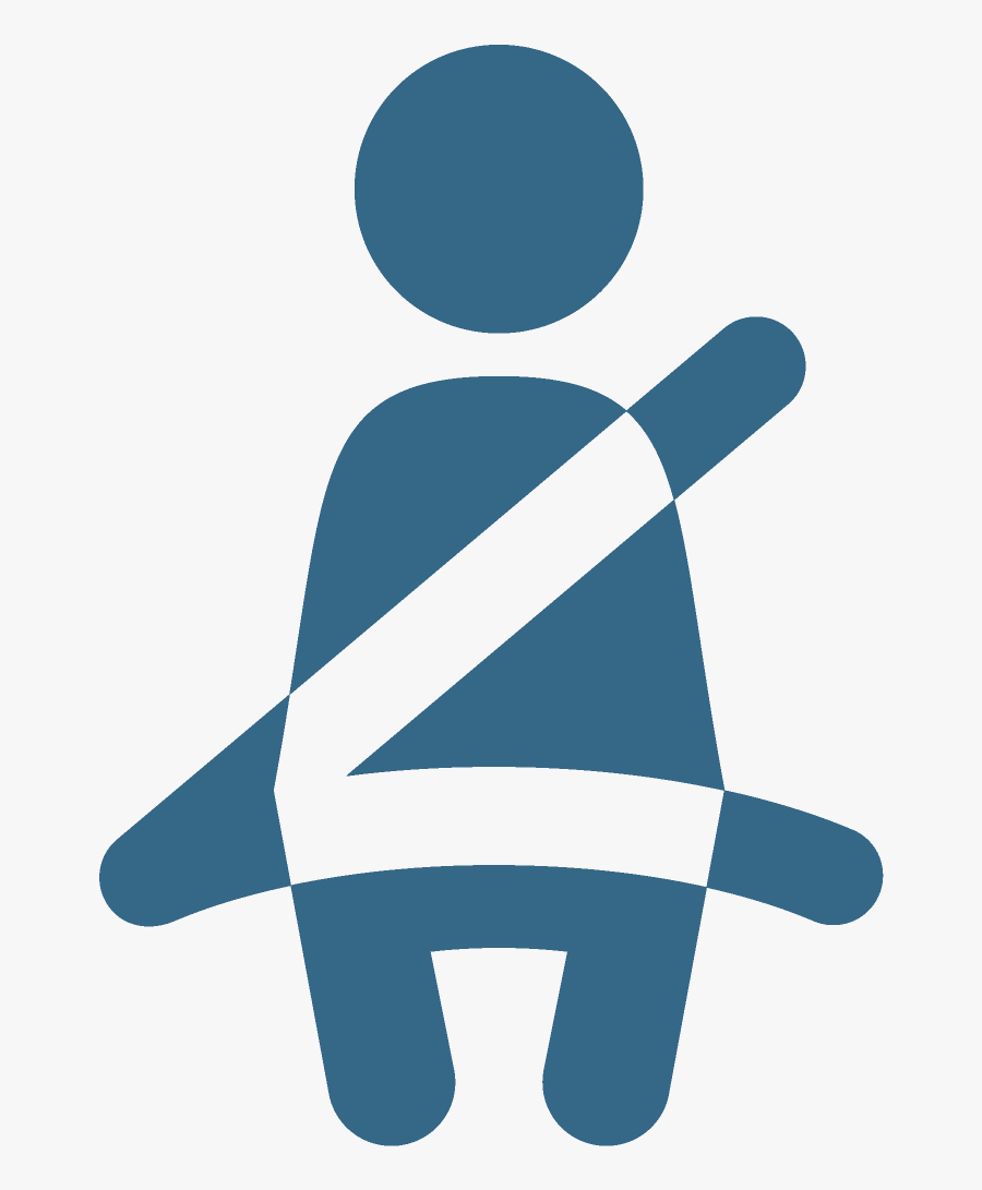 Driving Clipart Safe Driving - Car Safety Belt Icon, Transparent Clipart