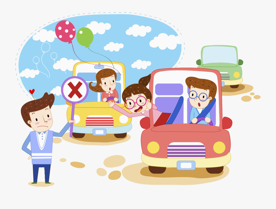 Traffic Safety Clipart, Transparent Clipart