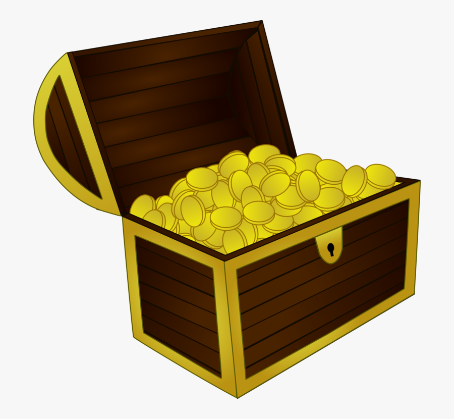 Treasure,buried Treasure,chest - Clipart Treasure Chest, Transparent Clipart