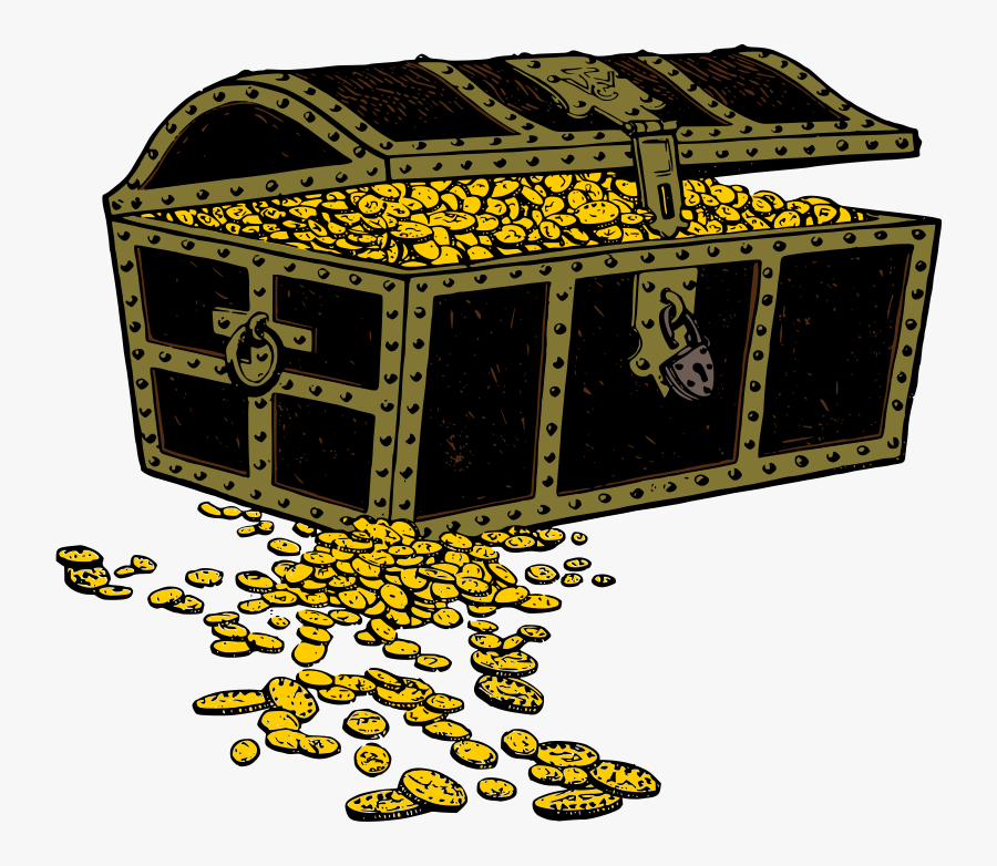 Treasurechest Colour 800px - Public Domain Treasure Chest, Transparent Clipart