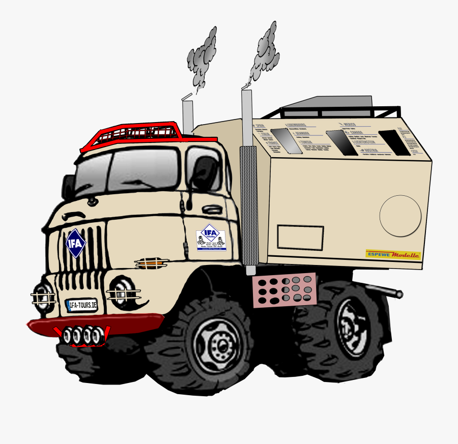 Vector Truck Long - Ifa Tours, Transparent Clipart