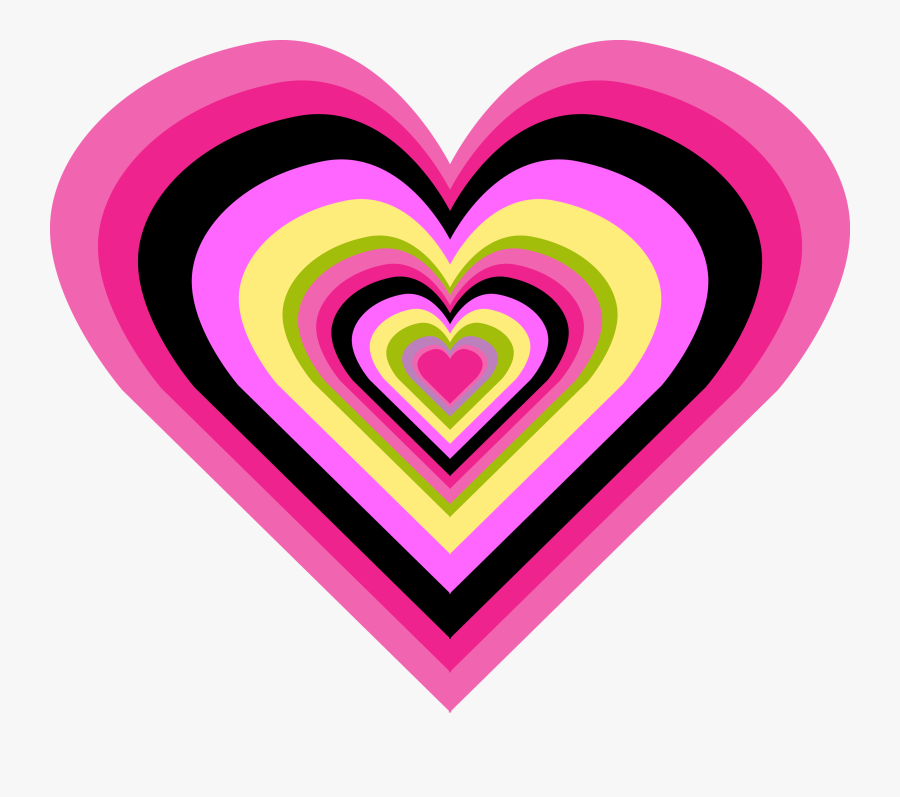 Designerbcheart Large Retro - Retro Heart Transparent, Transparent Clipart