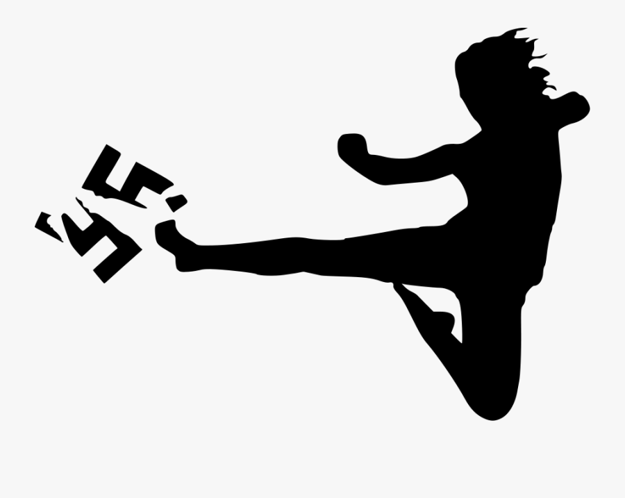 Bicycle Kick Small Clipart 300pixel Size, Free Design - Kick Fascism, Transparent Clipart
