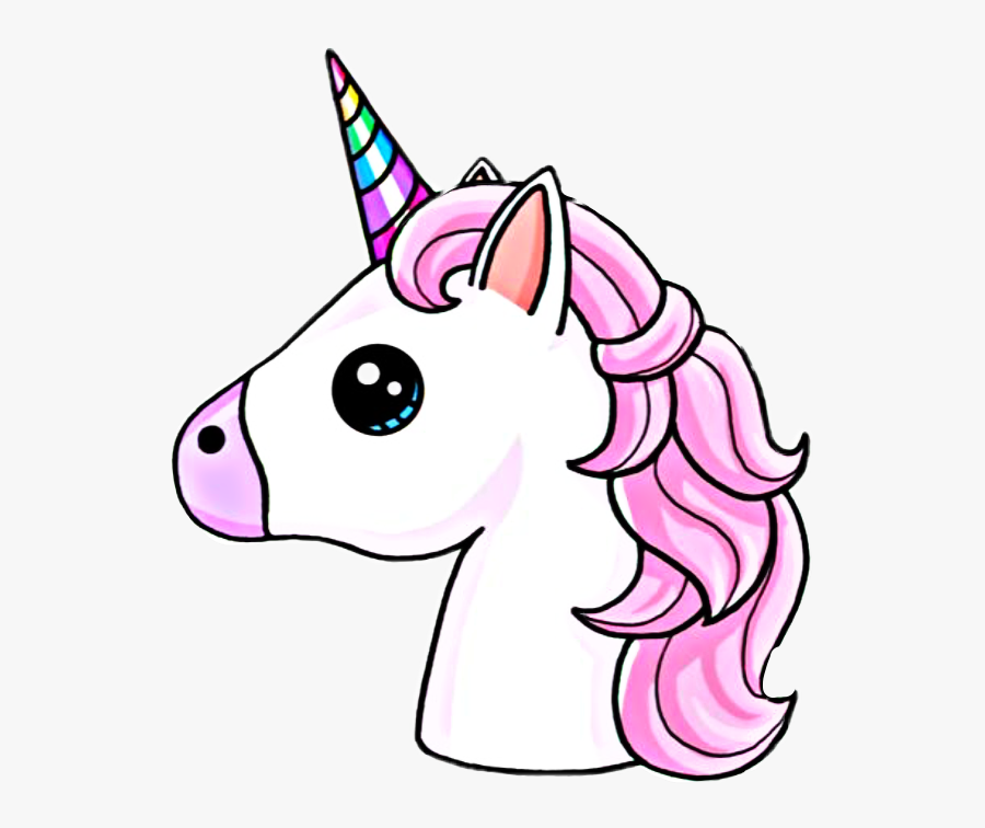 Unicorn Unicorns Emoji Emoji Horse Freetoedit - Cute Unicorn Emoji, Transparent Clipart