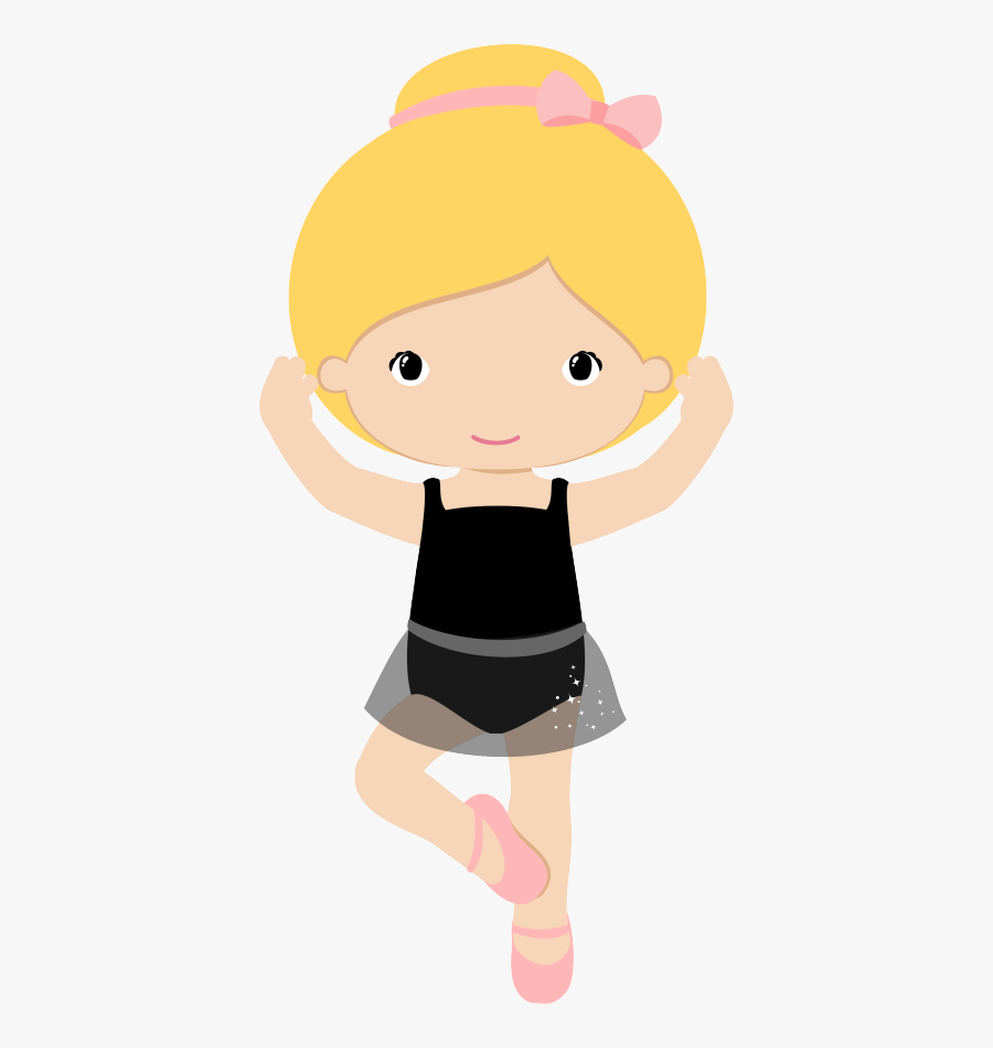 Transparent Dance Party Clipart - Desenho De Bailarina Loira, Transparent Clipart