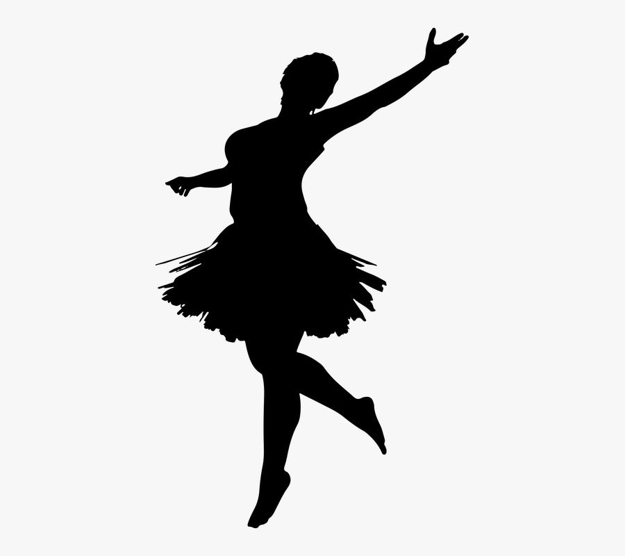 Dancer Vector Ballet - Dancing Girl Vector Png, Transparent Clipart