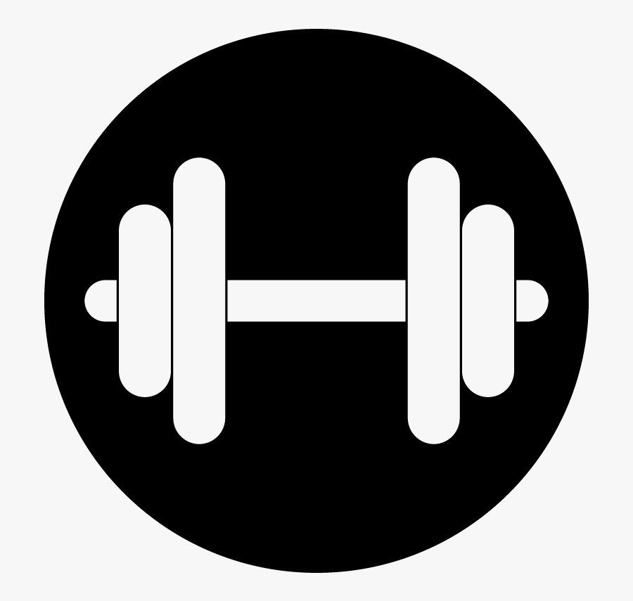 Barbell, Dumbbell, Exercise, Fitness, Sport, Strength, - Circle, Transparent Clipart