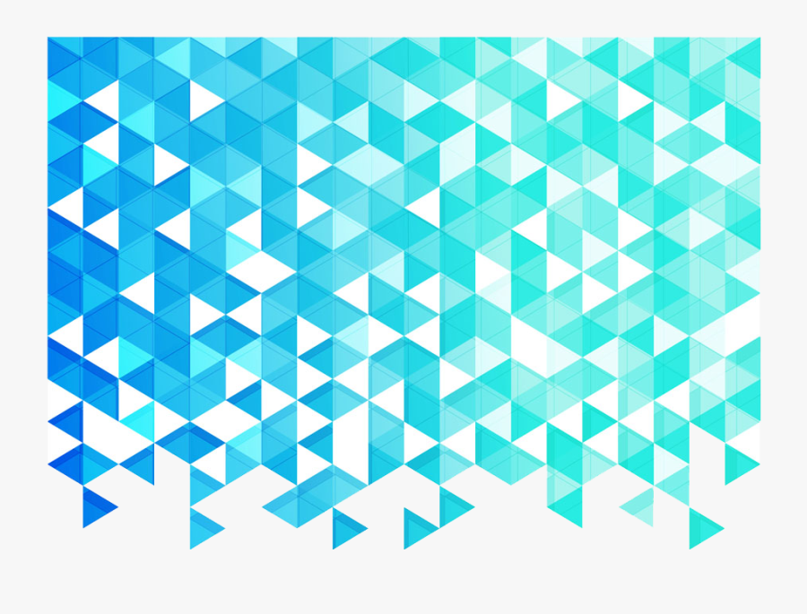 Blue Patterns Background Blue Triangle Pattern Background - Transparent Triangle Background Png, Transparent Clipart