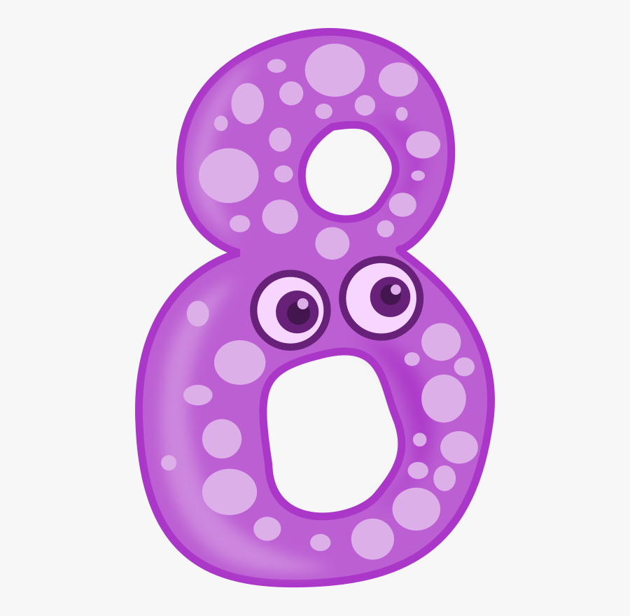The Number 8 - Number 8 Clipart, Transparent Clipart