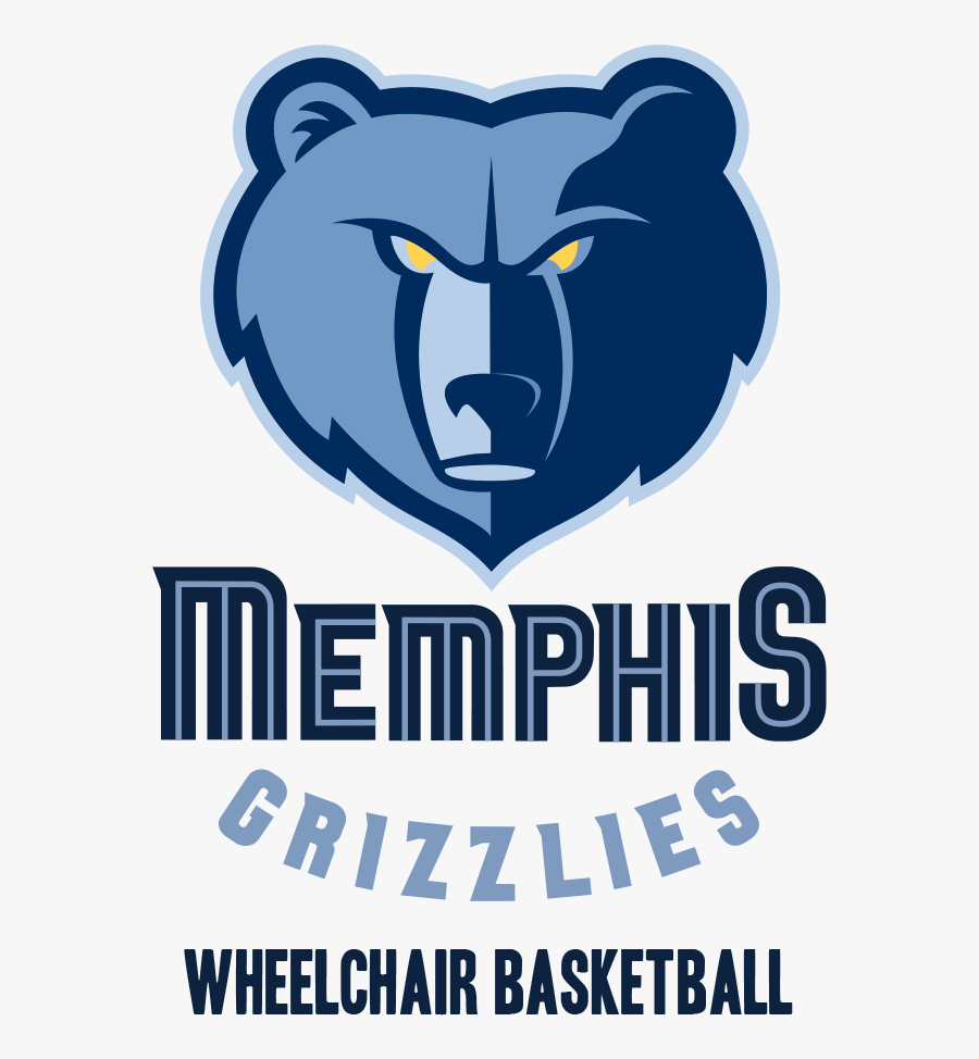 Wheelchair Basketball Clipart Black And White Rollin - Memphis Rollin Grizzlies, Transparent Clipart