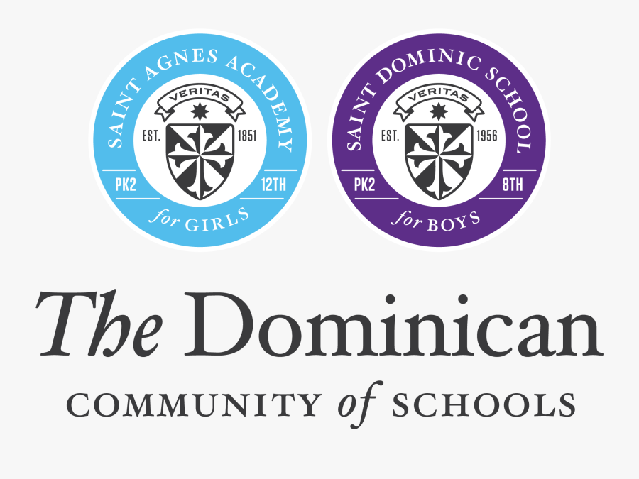 Saint Agnes Academy Saint Dominic School - St Agnes Academy Logo, Transparent Clipart
