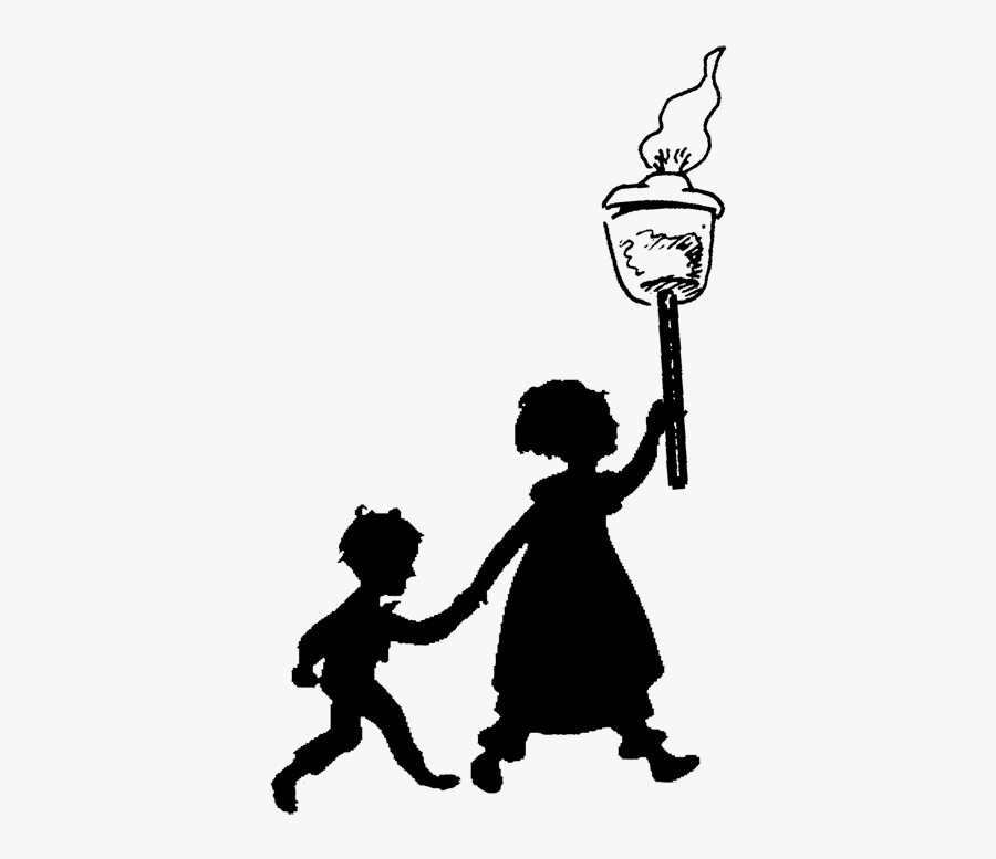 Silhouette Art Memphis Portrait Image - Big Sister And Brother Silhouette, Transparent Clipart
