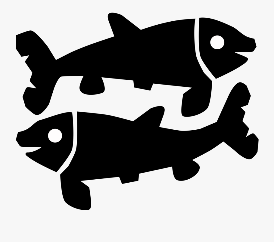Silhouette,monochrome Photography,carnivoran - Rainbow Pisces, Transparent Clipart