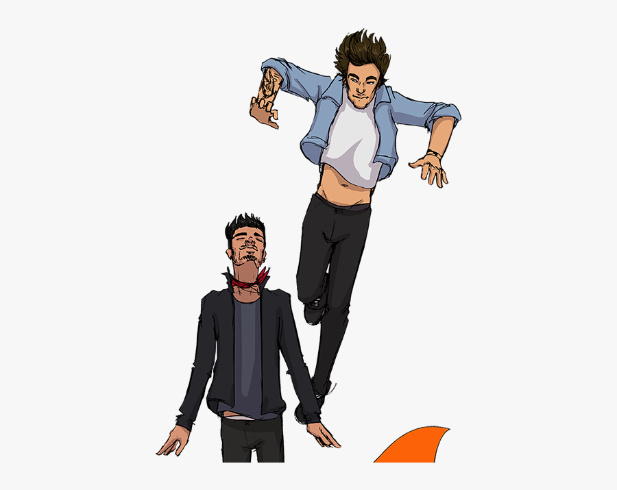 Louis Tomlinson Harry Styles One Direction Zayn Malik - One Direction Cartoon Drawing, Transparent Clipart