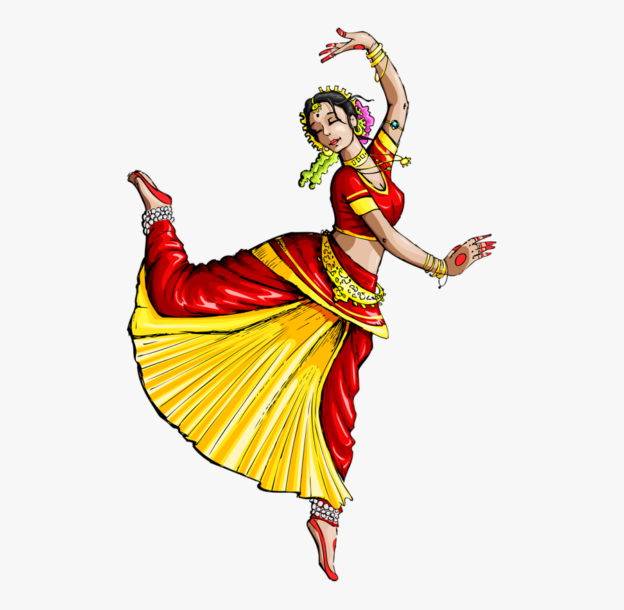 Indian Pinterest Incredible India - Dance Of India Drawing, Transparent Clipart