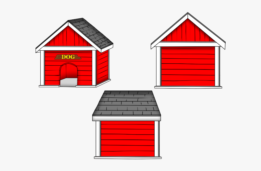 Clipart Dog"s Houses , Png Download - Red Dog House Clipart, Transparent Clipart