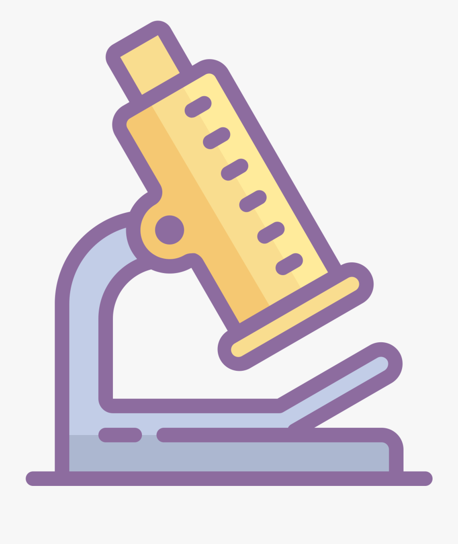 The Icon Is Depicting A Microscope - Dusk Science Icon, Transparent Clipart