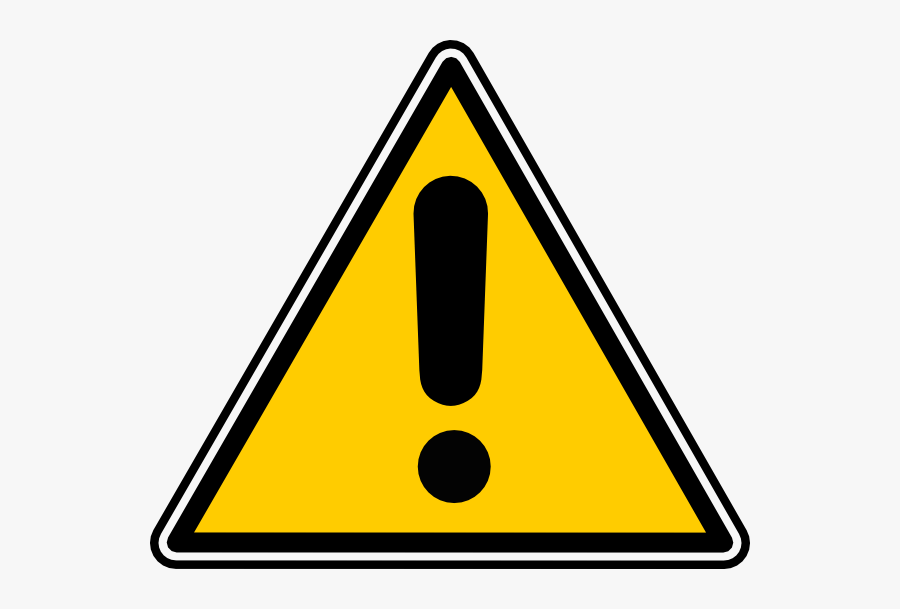 Dangerous - Warning Sign, Transparent Clipart