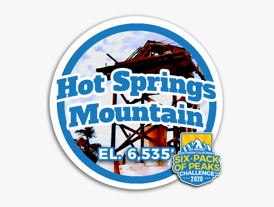 I Hiked Hot Springs Mountain, Transparent Clipart