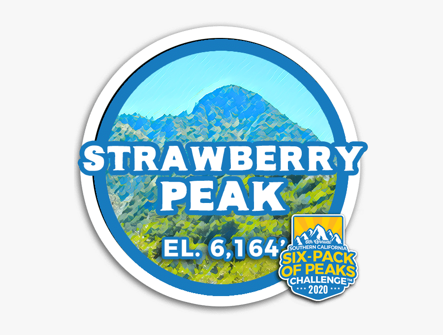 I Hiked Strawberry Peak, Transparent Clipart