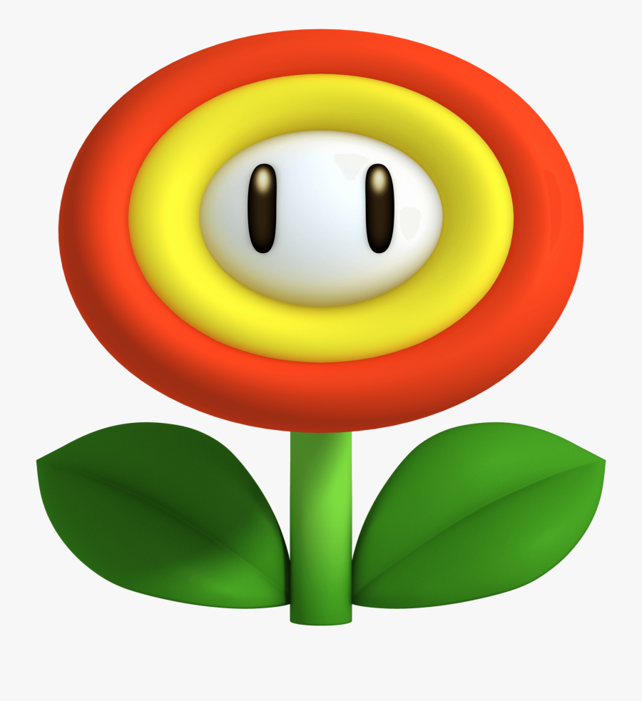 Super Mario World Flower Clipart - Fire Flower Mario Png, Transparent Clipart