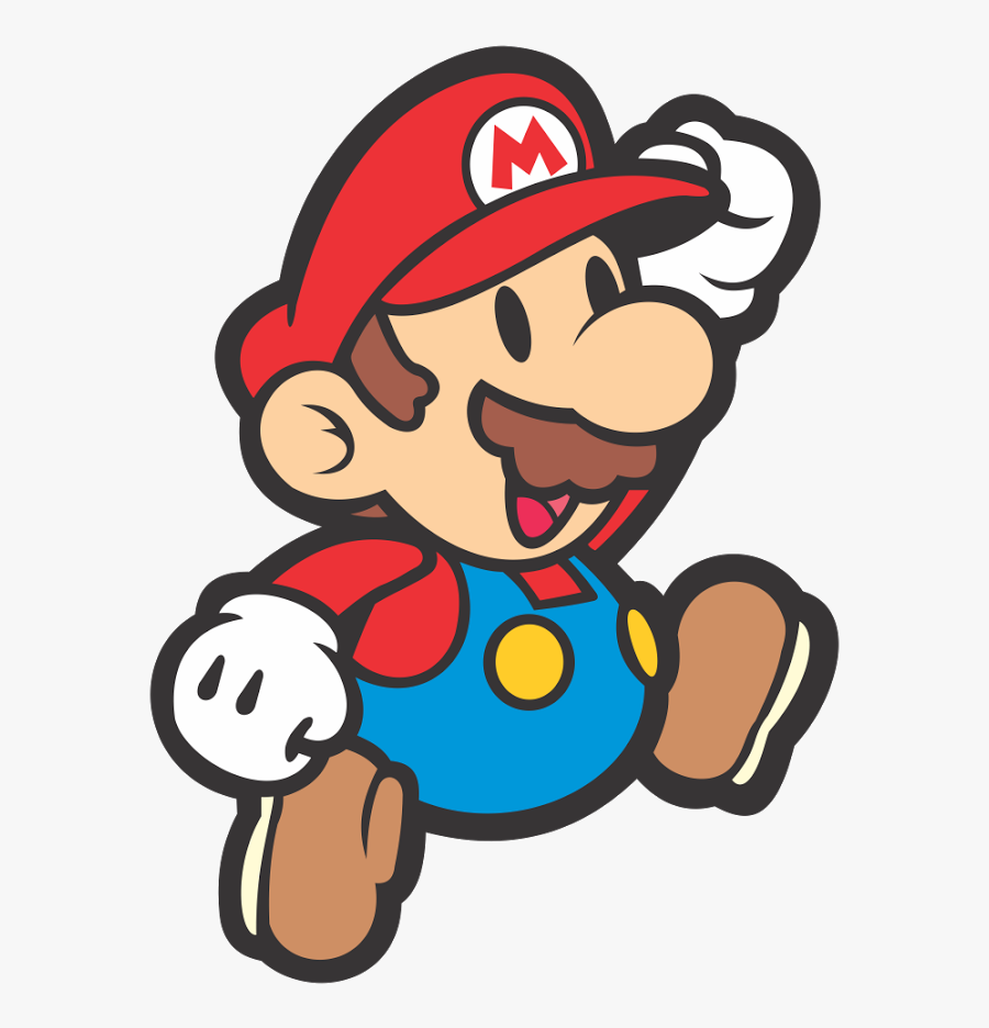Super Mario Bros Vector - Mario Paper Png, Transparent Clipart