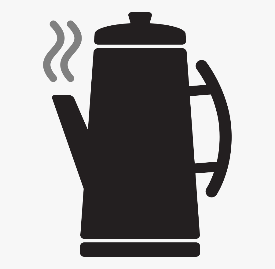 Download Team Clipart - Coffee Pot Clipart Black And White, Transparent Clipart