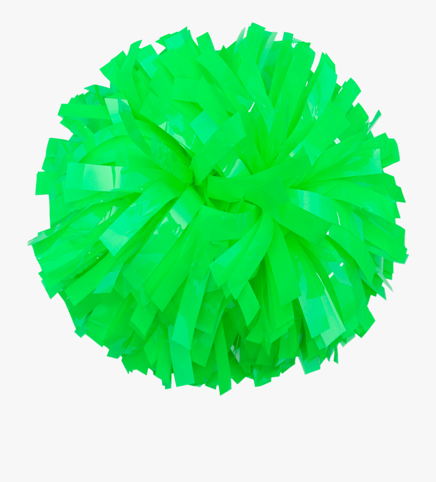 Home Poms Metallic Poms Metallic Fluorescent Neon Green - Transparent Background Pom Pom Png, Transparent Clipart