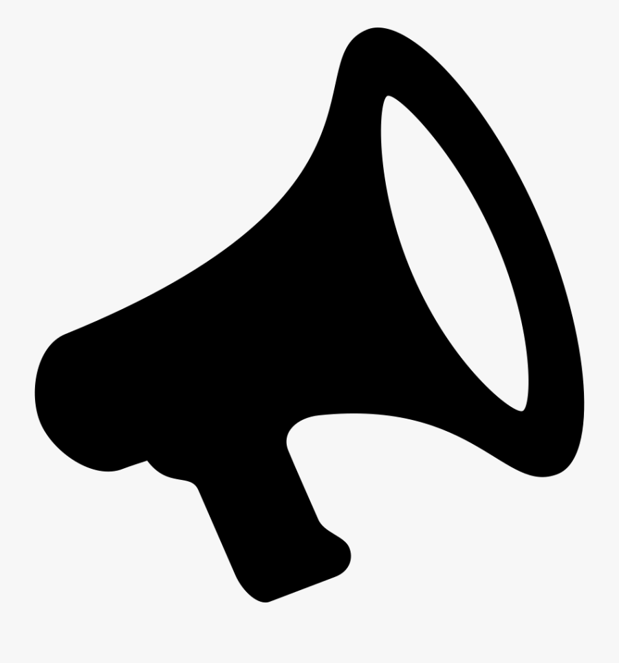 Svg Png Icon Free - Megaphone Vector Png, Transparent Clipart